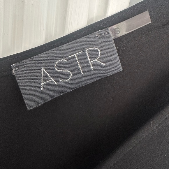 EUC ASTR The Label Beaded Shoulder Strap Black Sleeveless Size Small NYE Date - Picture 4 of 7